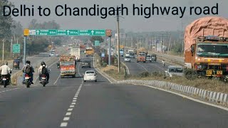 preview picture of video 'Delhi to Chandigarh highway road'