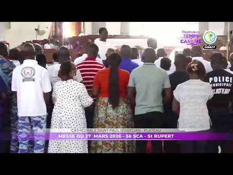 Chemin de Croix et Messe de du 27 mars 2026 en direct de la Cathédrale St Paul d'Abidjan - Plateau