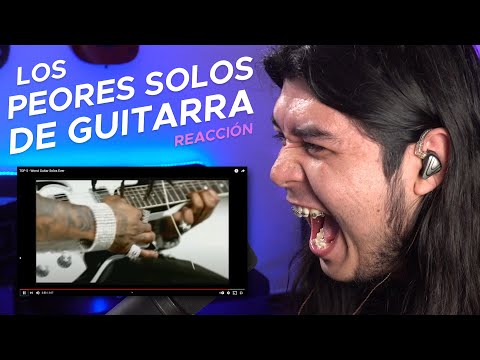 LOS 5 PEORES SOLOS DE GUITARRA DE LA HISTORIA / Reacción | Eddie Warboy