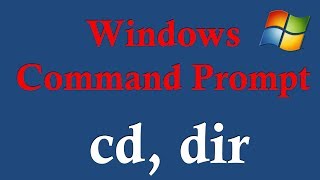 Windows Command Prompt -1 Changing directory and finding files