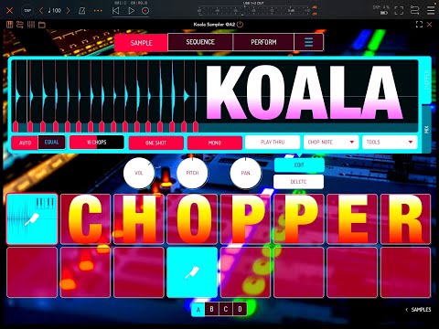 KOALA Sampler - UPDATED with New CHOPPER Instrument - Tutorial & Demo for the iPad