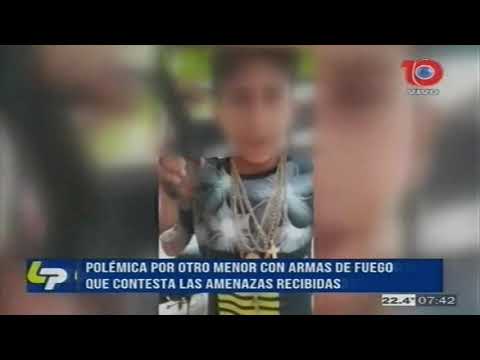 El video de "Pequeño" y la respuesta de otro menor armado