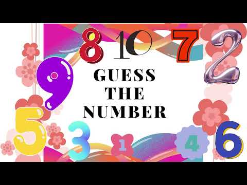 Guess The Number| 1-10 | Little Ones