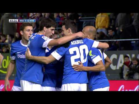 Gol de Ibai (1-4) en el Osasuna - Athletic Club - HD