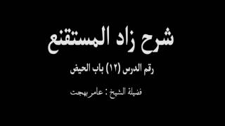 صورة شرح زاد المستقنع - عامر بهجت (الدرس الثاني عشر) 12