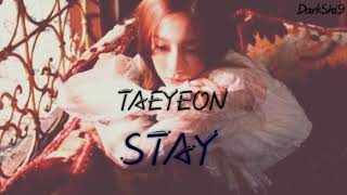 Taeyeon - Stay Lyrics (Kanji/Rom/Indo/Eng)