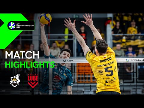 Highlights | Bogdanka LUK LUBLIN vs. Cucine Lube CIVITANOVA | CEV Volleyball Challenge Cup 2025