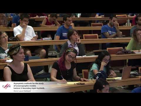 Anne-Laure Dalibard: Asymptotic methods for the study of oceanographic models - lecture 3