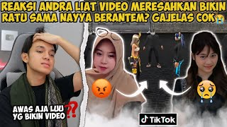 Download lagu REAKSI ANDRA LIAT VIDEO MERESAHKAN BIKIN RATU SAMA NAYYA BERANTEM? GAJELAS COK😭 mp3