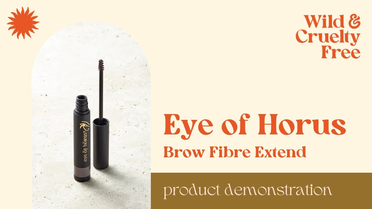 Eye of Horus Brow Fibre Extend Tutorial - Vegan & Cruelty Free Makeup