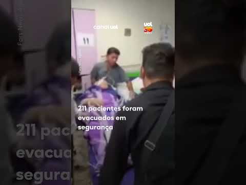 Vídeo mostra pânico e evacuação de crianças com câncer de hospital no Irã após bombardeios dos EUA