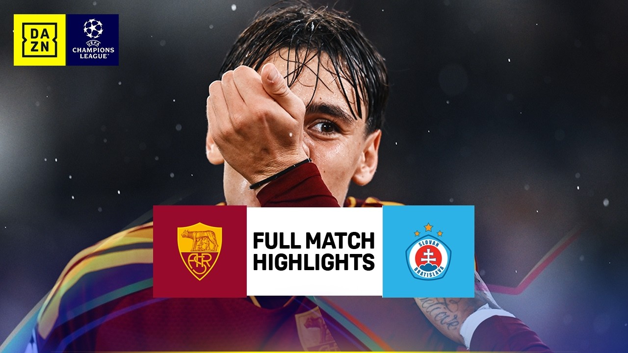 AS Roma vs Slovan Bratislava | UEFA Champions League Highlights | Matchday 3 | 2026-2027