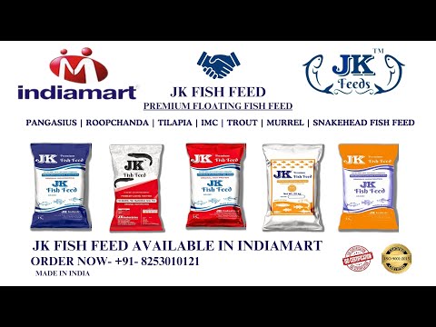 Fish feed brown granules, rohu