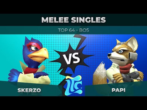 Skerzo vs Pappi - Melee Singles Top 64: WR1 - Low Tide City | Falco vs Fox