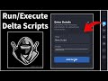 Delta Executor How To Run Or Execute Scripts On Roblox Latest 2026