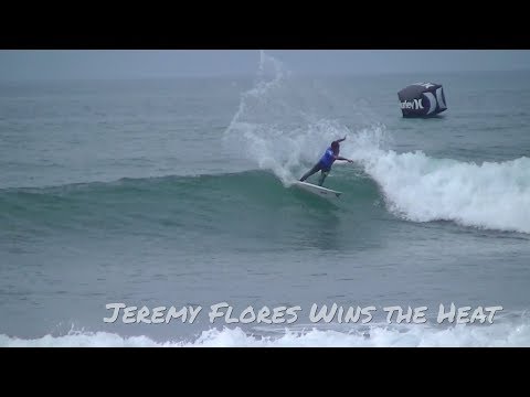 Jeremy Flores, John Florence, and Kanoa Igarashi at Trestles