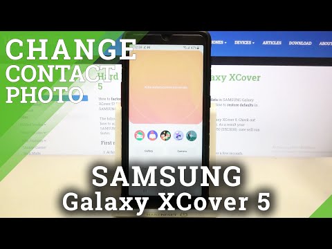 How to Add Photo to Contact in SAMSUNG Galaxy XCover 5 – Personalize Contact Profile