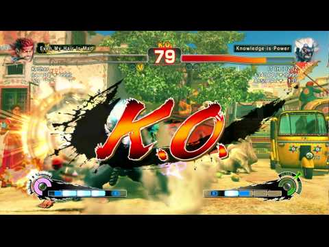 Kether (Evil Ryu) Vs IT IH i IZ IZ (Oni) Ranked Match 07-14-11