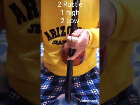 Learning playing berimbau