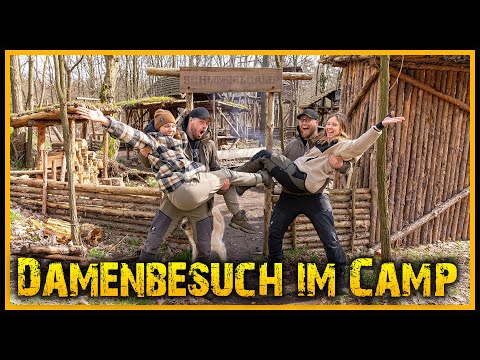 Overnighter mit den Mädels im Bushcraft Camp - Sabrina Outdoor / Outdoor Anca - Übernachtung im Wald