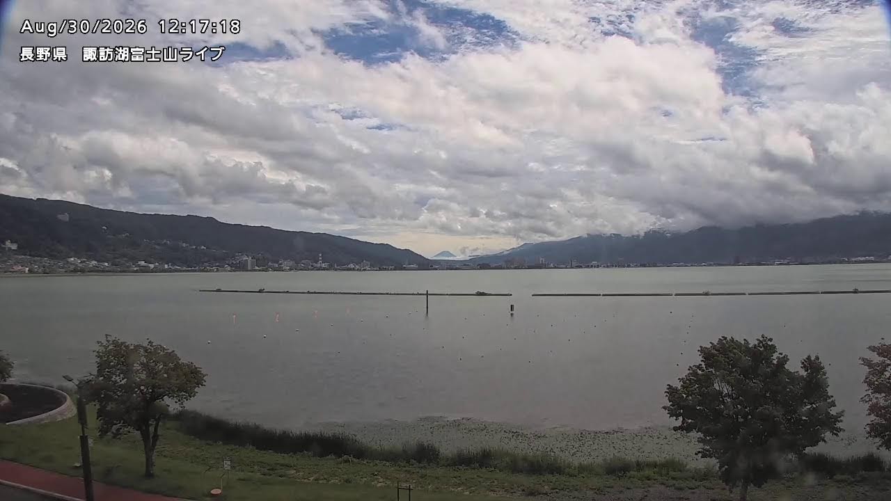 Lake Suwa and Mount Fuji