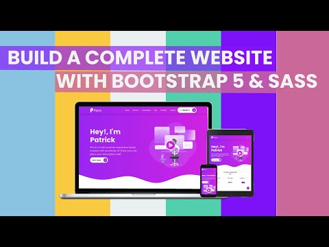 Build a Complete Portfolio Website With Bootstrap 5 & SASS - #1