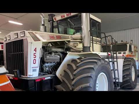 Last Big Bud Tractor ever built . Big Bud tractor. One of a kind.