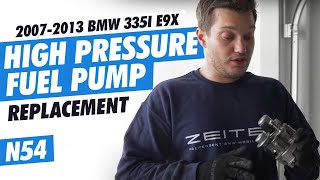 DIY E90 BMW 335i High Pressure Fuel Pump Replacement (HPFP) N54