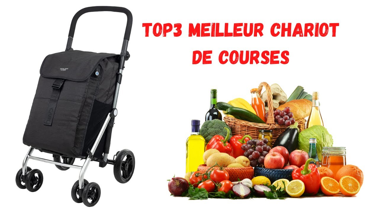 TOP 3 MEILLEUR CHARIOT DE COURSES 2022