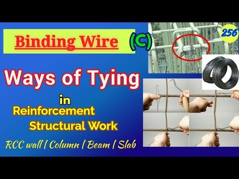 Different Ways to tie Rebar || Types of Rebar Ties || Hand Tying Rebar | How to tie Steel bar in RCC