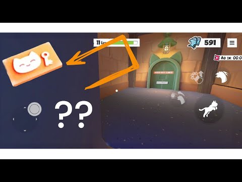 Searching around the garage in the game 'I Am Cat' — where can we find the key card?