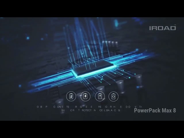 IROAD POWER PACK MAX 8 مخزن الطاقة المعزز بالذكاء  - الجيل الثاني - بطارية ليثيوم فوسفات الحديد