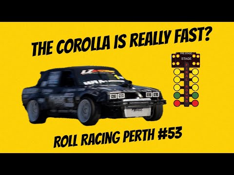 The Corolla is ridiculously fast? Roll Racing Perth 2025 oct - Mitch Larner 