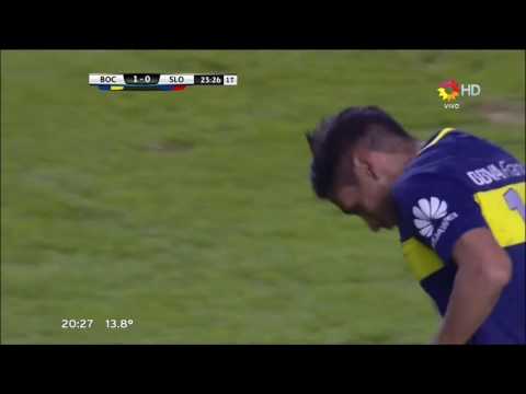 Gol de Carrizo (1-0) / Boca Juniors 2-0 San Lorenzo - Amistoso 2016