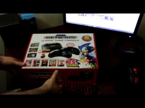 AtGames Sega Genesis Classic Game Console 2016 Review and unboxing