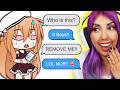Got Added In A Random Group Chat With 6 Boys Gacha Life Mini Movie
