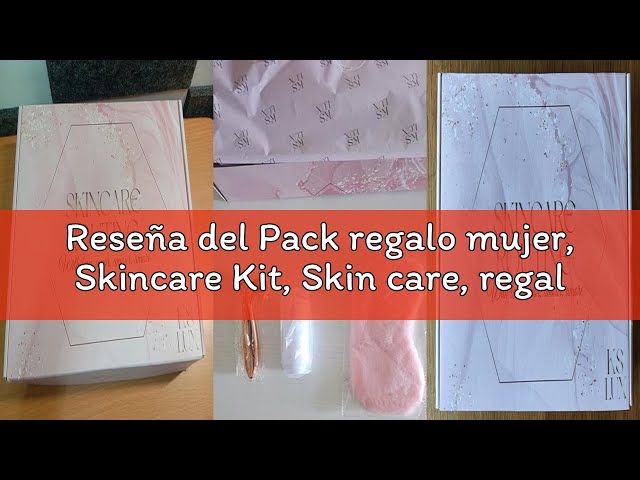 Vídeo relacionado con Pack regalo mujer, Skincare Kit, Skin care, regalos originales para mujer, limpieza facial, belleza, korean skincare, skin care coreano, KS LUX