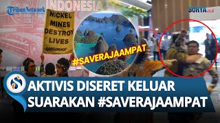 Detik-detik Aktivis Lingkungan Ditangkap Gegara Suarakan #SaveRajaAmpat saat Acara Diskusi