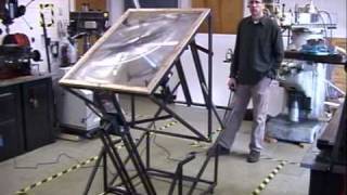 preview picture of video 'NC State/ UNC Asheville Mechatronics Engineeering- Senior Design Project 2009- Solar Steam Generator'