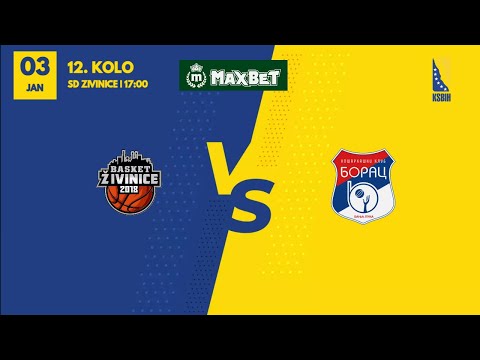 🏀 KK Basket Živinice vs Borac | 12. kolo MAXBET Liga BiH | 03.01.2026 | 17:00