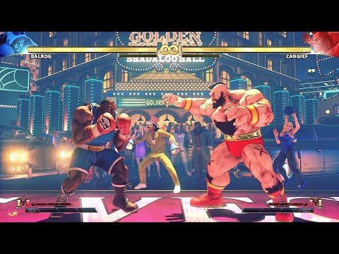 LEVEL 8 Balrog VS Zangief STREET FIGHTER V HARDEST BATTLE MATCH