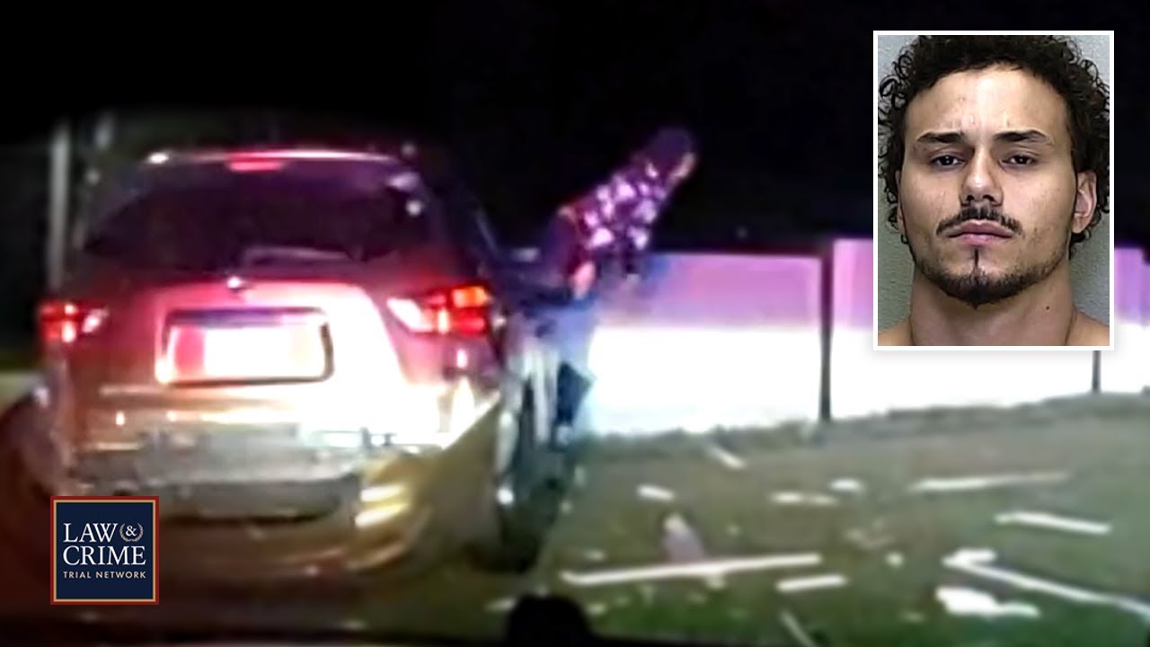 ‘High As F*ck’ Florida Man Headbutts Window During 100mph Chase, Gets Caught by K-9