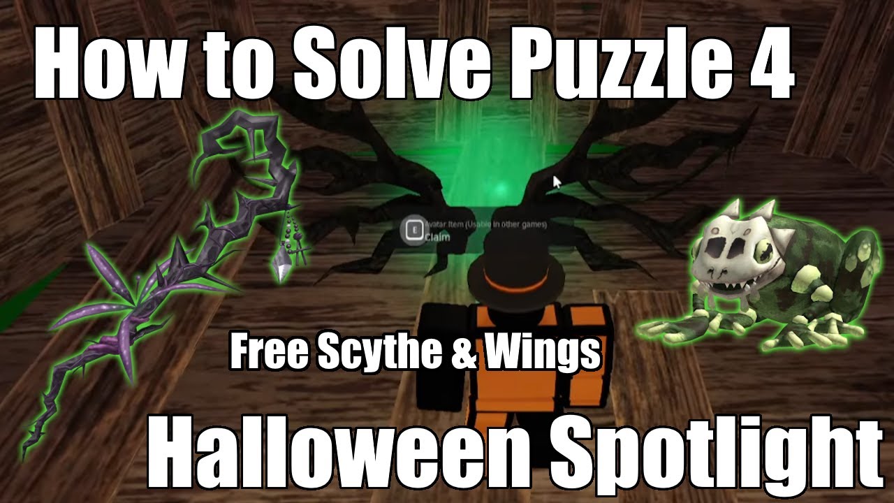 How to SOLVE Puzzle 4 in Halloween Spotlight | Spellbound Scythe, Wealdroot Wings & Crypt Croaker