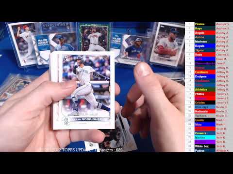 11/28 - 2022 TOPPS UPDATE - 11 Hangers - 689    LIVE BREAK