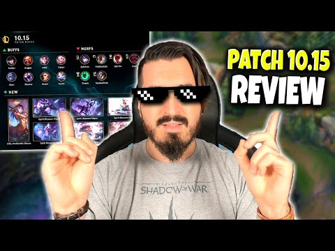 Our first League of Legends New Patch 10.15 REVIEW 🔥 Buffs? Nerfs? New Champion? Riot is on FIRE 🔥