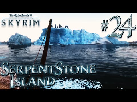 Let's Play Skyrim Part 24 - SERPENT STONE ISLAND
