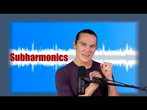 How to Sing REALLY Low Using Constriction (SUBHARMONIC SINGING)