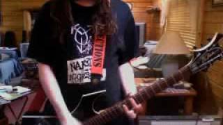 "Lies" by Naked Aggression (guitar cover) (unmasked)