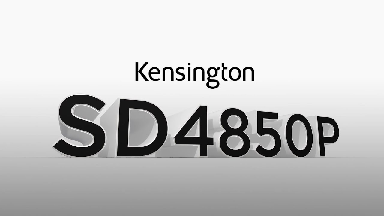 Kensington SD4850P Docking Station Features and Highlights