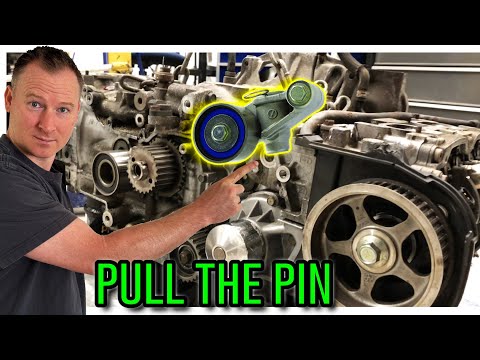 SUBARU Timing Belt Installation! PERFECT EVERY TIME! SOHC EJ25 EJ20 TIMING MARKS AND BELT GUIDE